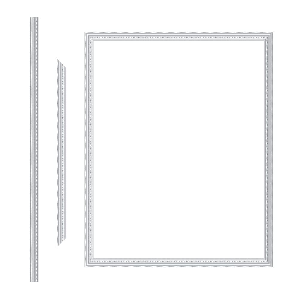 AZURAOKEY 2 Mete Self Adhive l Borr Flexible Molding T, Frame Ed coration, DIY Picture Frame l er e for Oil Paint Poster ing Display cor