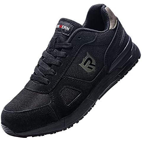 LARNMERN PRO Zapatos de Seguridad Hombre Punta de Acero Cover
