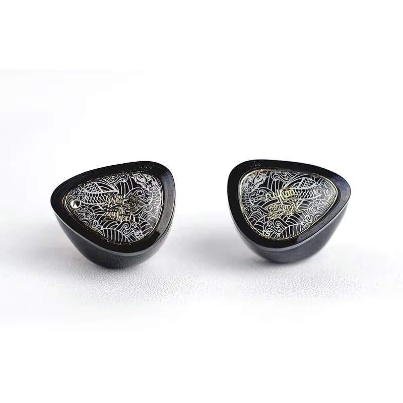 Image of TANGZU Waner S.G II in-Ear Monitor Earphones, 10mm Dynamic Driver PET Diaphragm Gaming Earbuds, HiFi Wired IEM Headphones with 0.78-2Pin Detachable OFC Cable (3.5mm, Black)