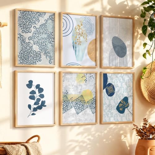 Image of kotart - Aesthetic Decorative Wall Decor Paintings with Frame for Home Decoration - Painting for Living Room Bedroom Office (10x13 inch, I)