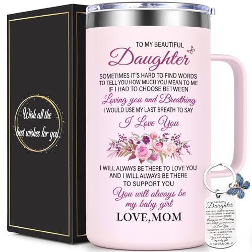Lifecapido Daughter Gifts from Mom, Mothers Day Gifts for Daughter, You Will Always My...
