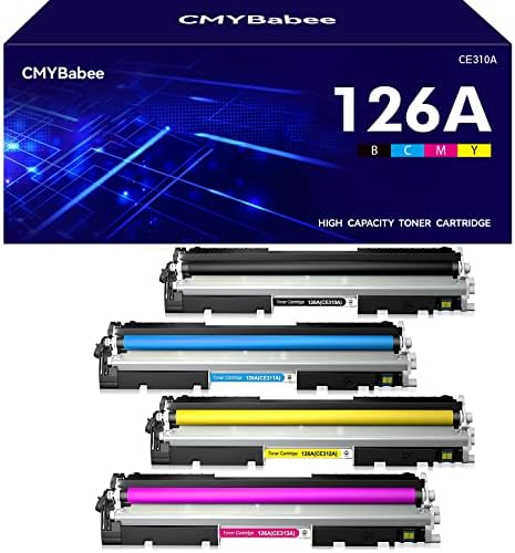 BeOne 4x 126A CE310A 130A CF350A Cartuccia Toner Compatibile Per Stampante HP Laserjet Pro 100 Color MFP M175 M175A M175nw M176 M176FN M177 M275 MFP CP1020 CP1025 CP1025nw (Nero/Ciano/Magenta/Giallo - View #11