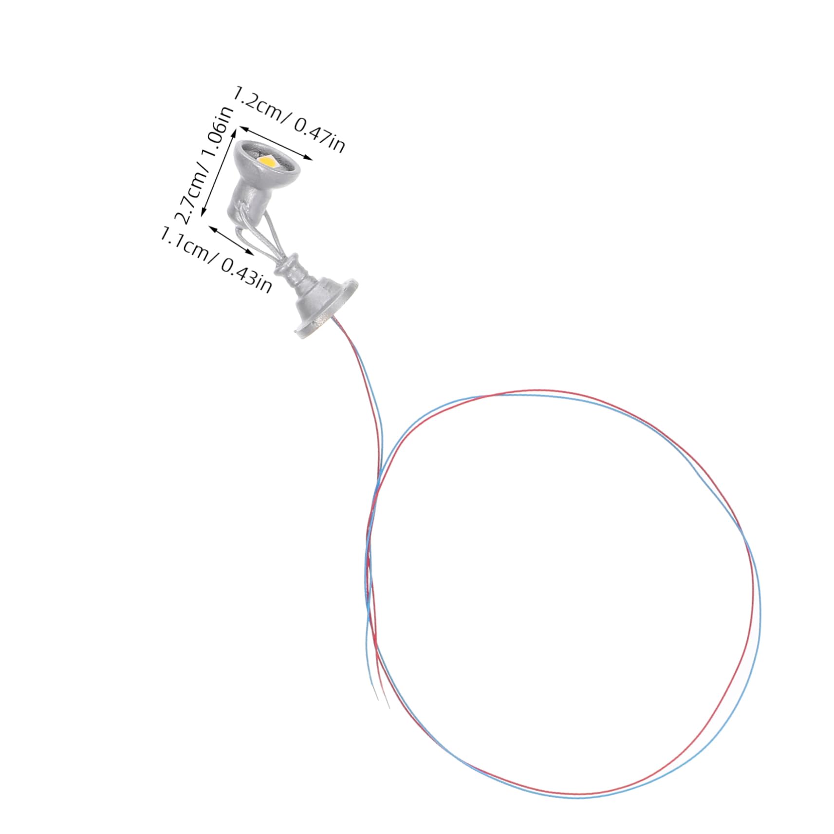 ARTIBETTER Realistic Traffic Signal Light Model Early Education Playset Stoplights Traffic Walk Signal Light Train Model Ornaments