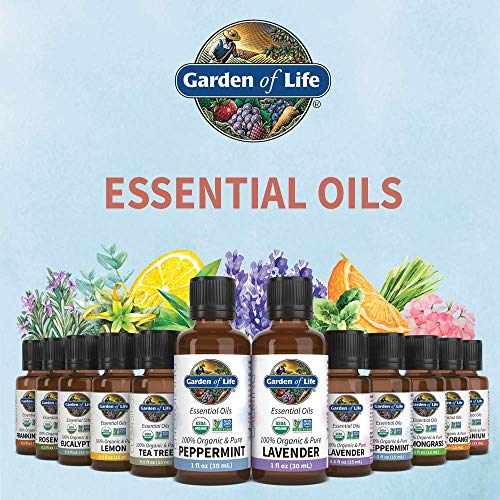 Garden of Life Essential Oil, Geranium 0.5 fl oz (15 mL), 100% USDA Organic & Pure, Clean, Undiluted & Non-GMO, for Diffuser, Aromatherapy, Meditation - Balance, Relaxation, Calming, Floral, Aromatic - image 7