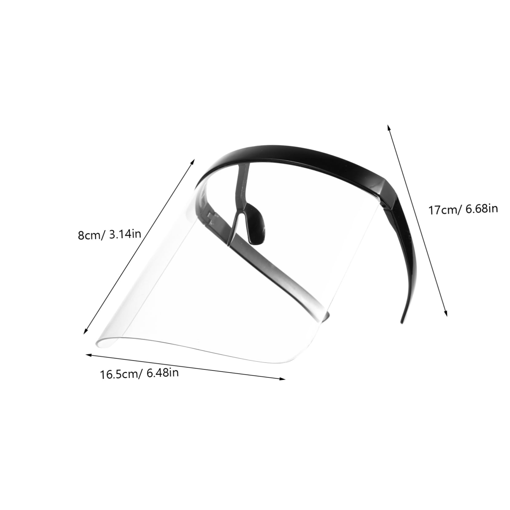 Housoutil Goggle Visor Mask Adults Smooth Protective Eye-wear Waterproof Cover Random