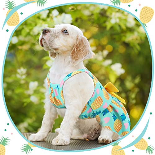 6 Pieces Puppy Dog Dress Pet Bowknot Princess Dress Puppy Floral Vest Skirt Pet Summer Dress Dog Cute Rosette Sundress Apparel For Small Dog Cat Pet (M(5-7Lbs), Cute Style) #TOP5