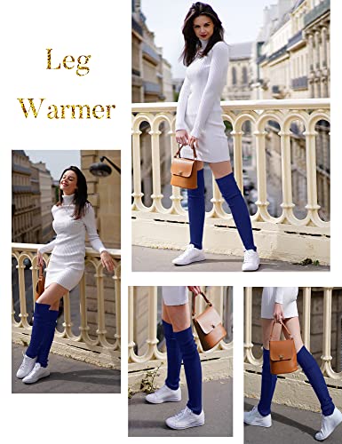 Image of v28 Women's Neon Knit Leg Warmer for 80s Party Dance Sports Yoga