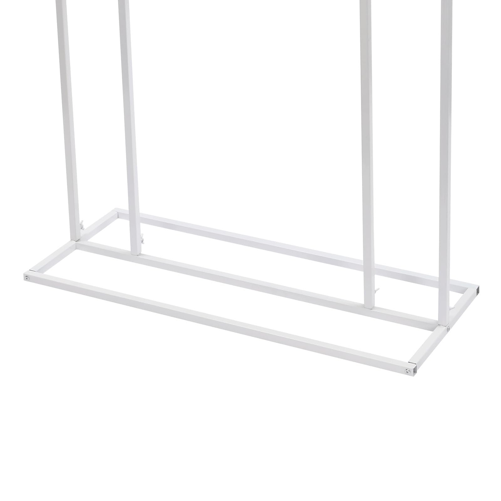 Stojak na łuk weselny z metalu, 100 x 40 x 200 cm, stojak i łuk weselny, łuk dekoracyjny na wesela, do ogrodu, na imprezę