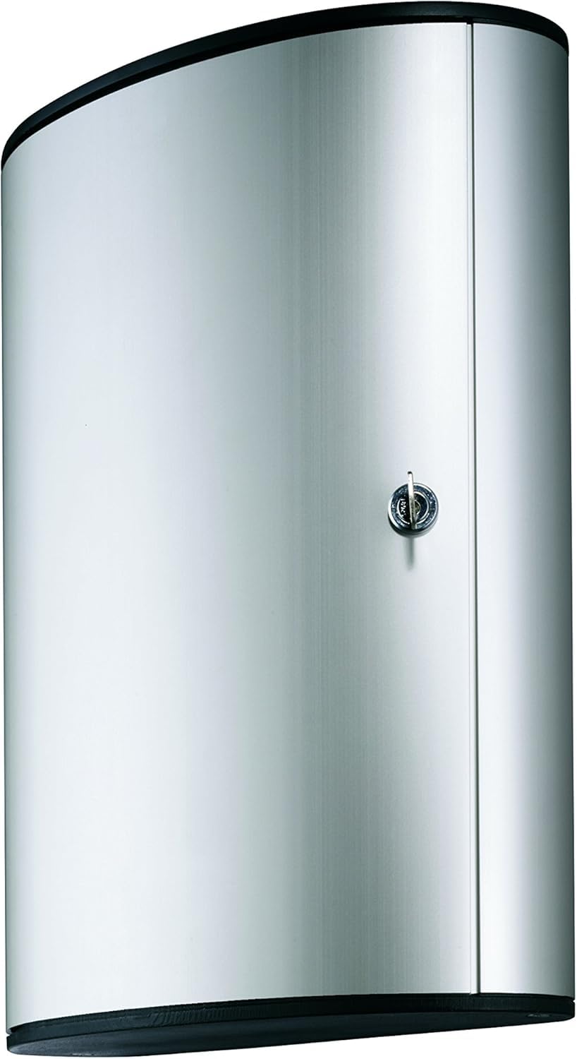 Durable Cassetta portachiavi da parete Key Box 48, cassetta portachiavi con chiave, cassetta porta chiavi da muro, 48 chiavi, argento, 195423