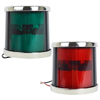 Amazon.co.jp: 航海灯 LED 左舷 右舷 セット 12V ステンレス製