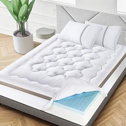Amazon Com Bedstory 3 6 Inch Mattress Topper Twin Size Dual Layer Pillow Top Gel Memory Foam Bed Toppers 2 In 1 Combination Of Comfort And Support Home Kitchen Amazon Com Bedstory 3 6 Inch Mattress Topper Twin Size Dual Layer Pillow Top Gel Memory Foam Bed Toppers 2 In 1 Combination Of Comfort And Support Home Kitchen