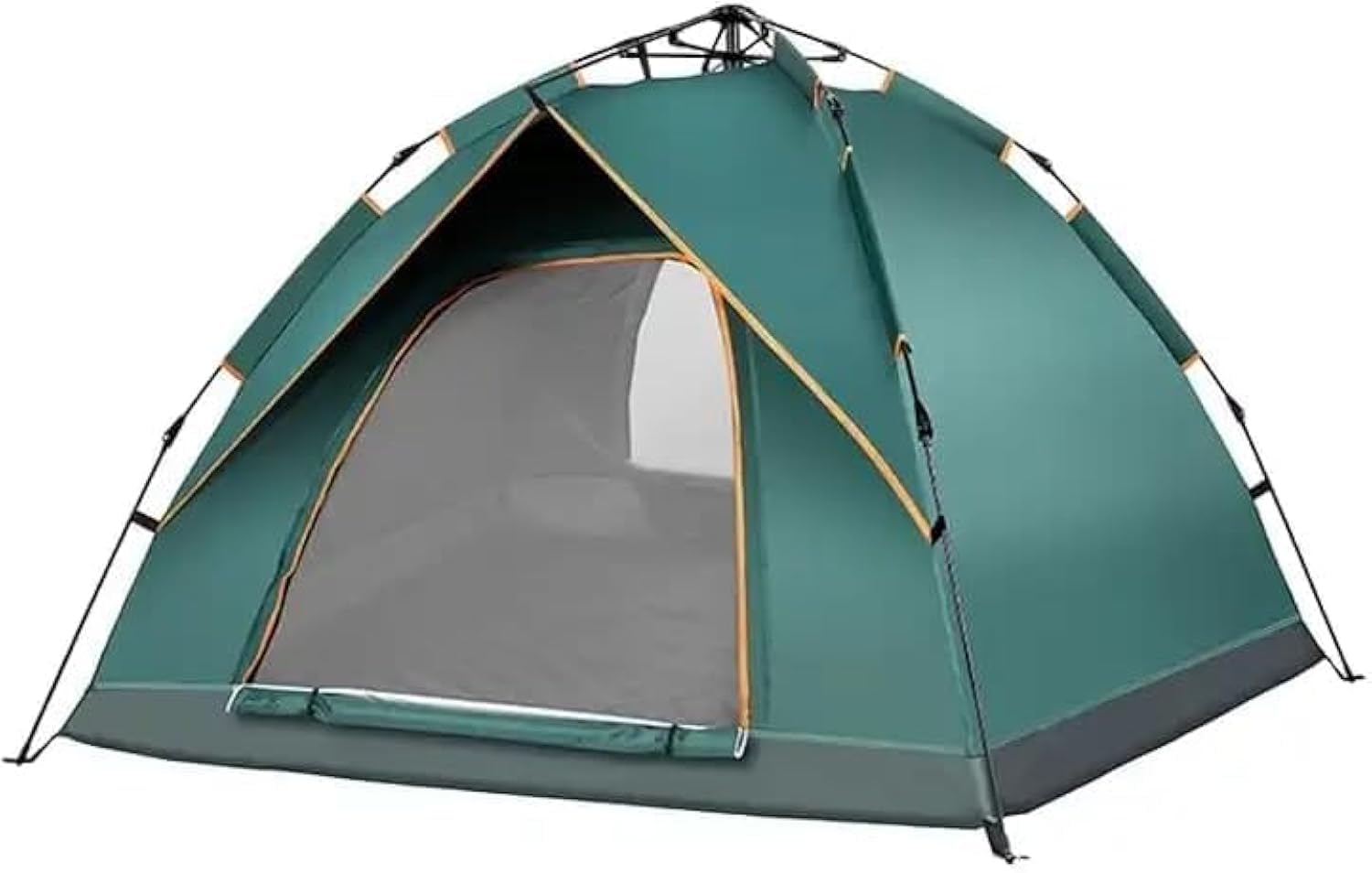ECVV 4 Person Camping Tent, Lightweight Waterproof Camping Hiking Tent, Automatic Camp Tent Outdoor, Easy Setup, with Removable Rainfly and Carry Bag|200 * 200 * 135cm||Random Color|