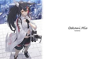 ホロライブ ラバーマット3枚セット　大神ミオ活動三周年記念 プレイマット Amazon.co.jp: ホロ ライブ 大神ミオ プレイマット ラバーマット