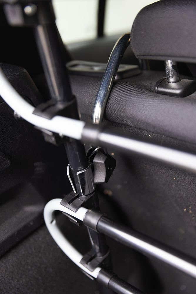 Start Griglia Divisoria Baule Auto per Cani, Regolabile in Altezza e Larghezza,Sicura per Trasportare Animali Domestici, Resistente Metallo, Facile da Installare per SUV, Station Wagon e Utilitarie