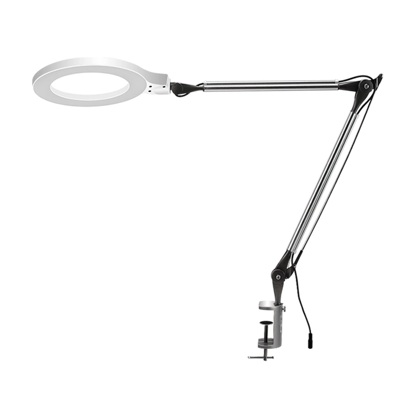 Leselampen am Bett Student Augenschutz Tischlampe Lernen Langarm Tischlampe Clip-on Nacht Leselampe Schreibtisch Clip Lampe Lernutensilien Lesetischleuchte (Color : A)