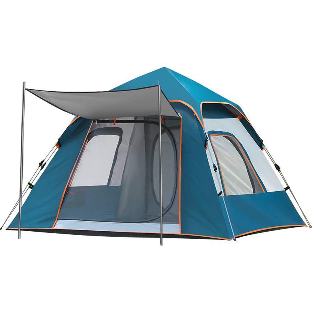 selbstaufbauendes zelt amazon WXPXYBF Automatisches Pop-Up-Campingzelt für 4 Personen, leicht und schnell aufzubauen, mit 2 Moskitonetzen und 3 Fenstern, blau, für Outdoor-Wanderungen und Trekkingtouren Sports & Outdoors Junior Goggles transparentes sonnensegel Sonnensegel, strapazierfähig, Color:Scales Tint