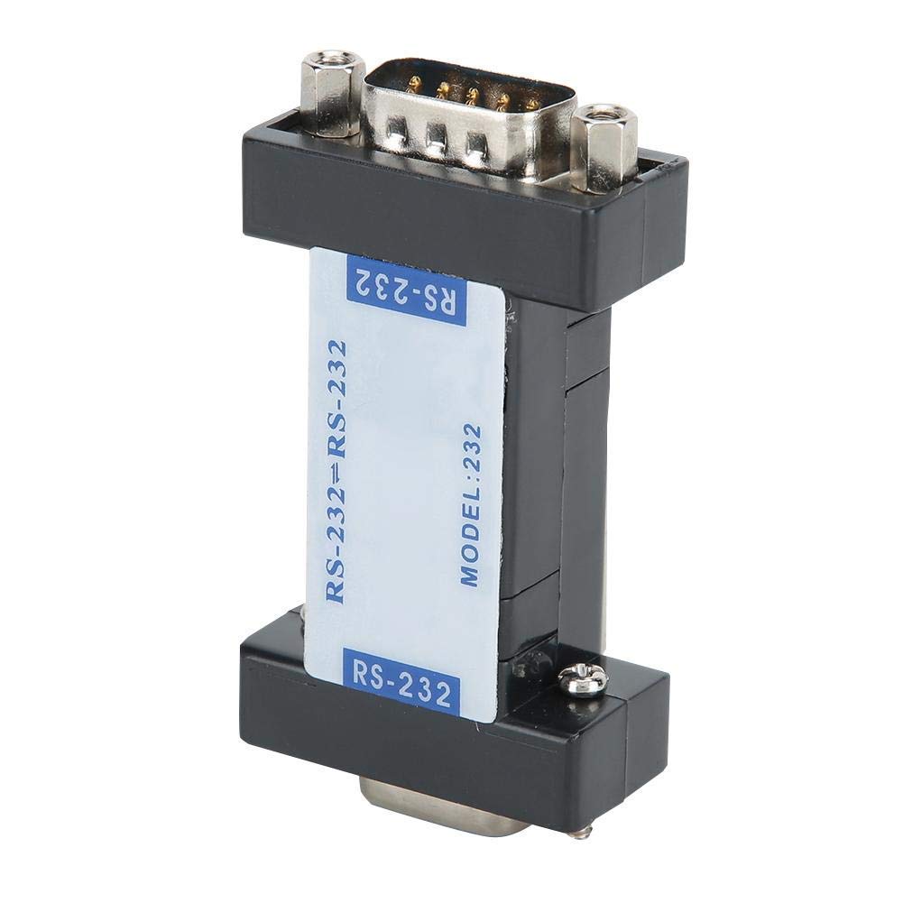Diyeeni Isolateur électrique Optique RS232 à RS232 pour Port série DB9 Adaptateur d'interface isolé RS232