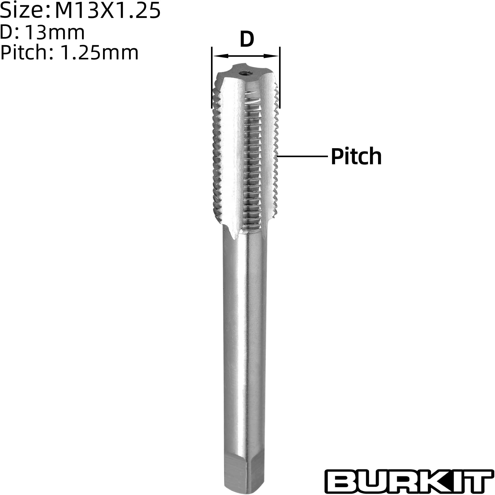 M13 M13x1.25 Pas Métrique Droite Ronde Die Die Filetage Machine