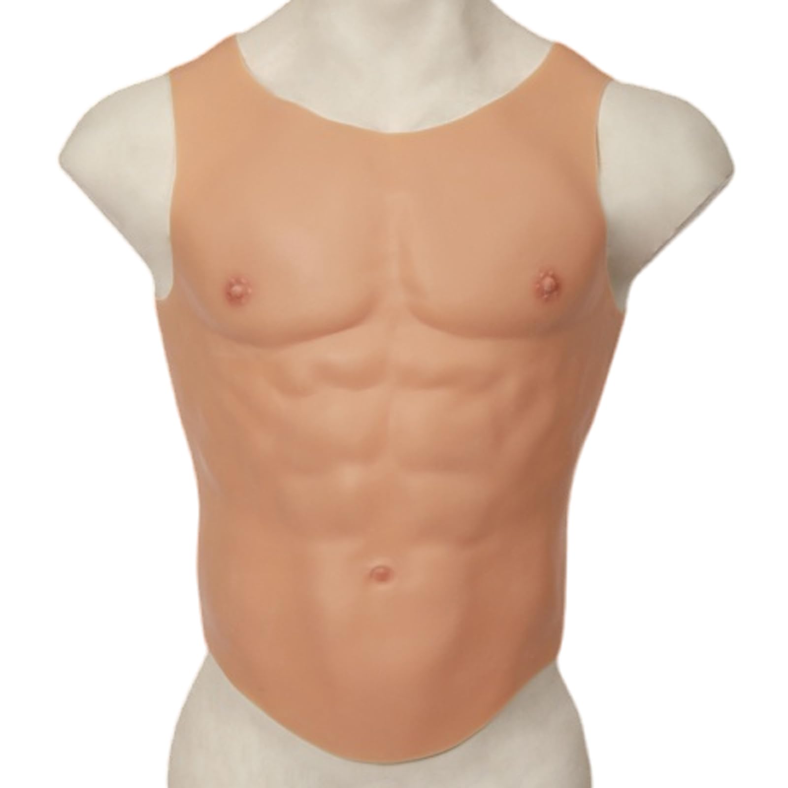 Vllentin Silicone Muscle Suit,realistic Fakes Muscle Silicones,Silicone Fakes Chest Muscles Vest,Artificial Silicones Faked Muscles Chest,for Male Strong,Mens Drag,Cosplay