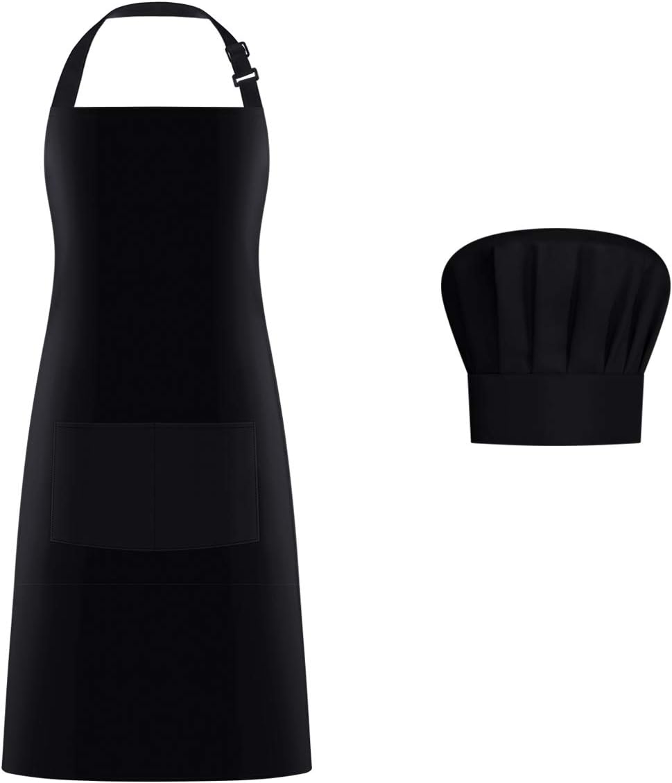 Apron Chef Hat Set