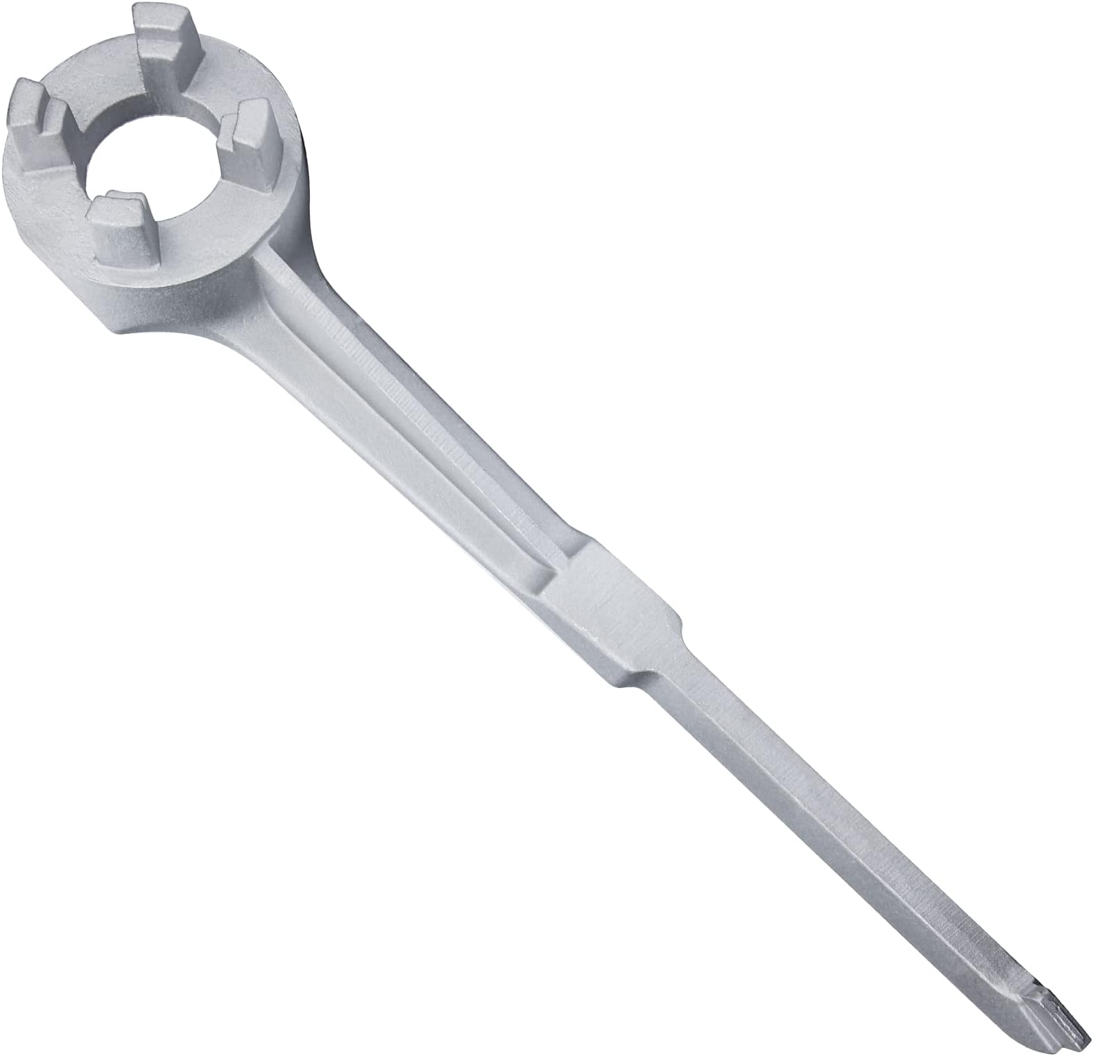 Bung Wrench 55 Gallon, Drum Barrel Wrench Aluminum Opener Tool for 10 15 20 30 50 55 Gallon, for 2 inch and 3/4 inch Bung Caps