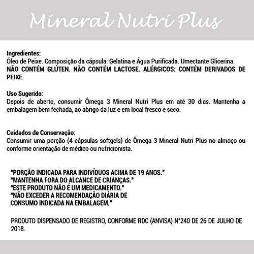 Ômega 3 Teste do Congelador EPA 720 / DHA 480 Kit 4 Frascos