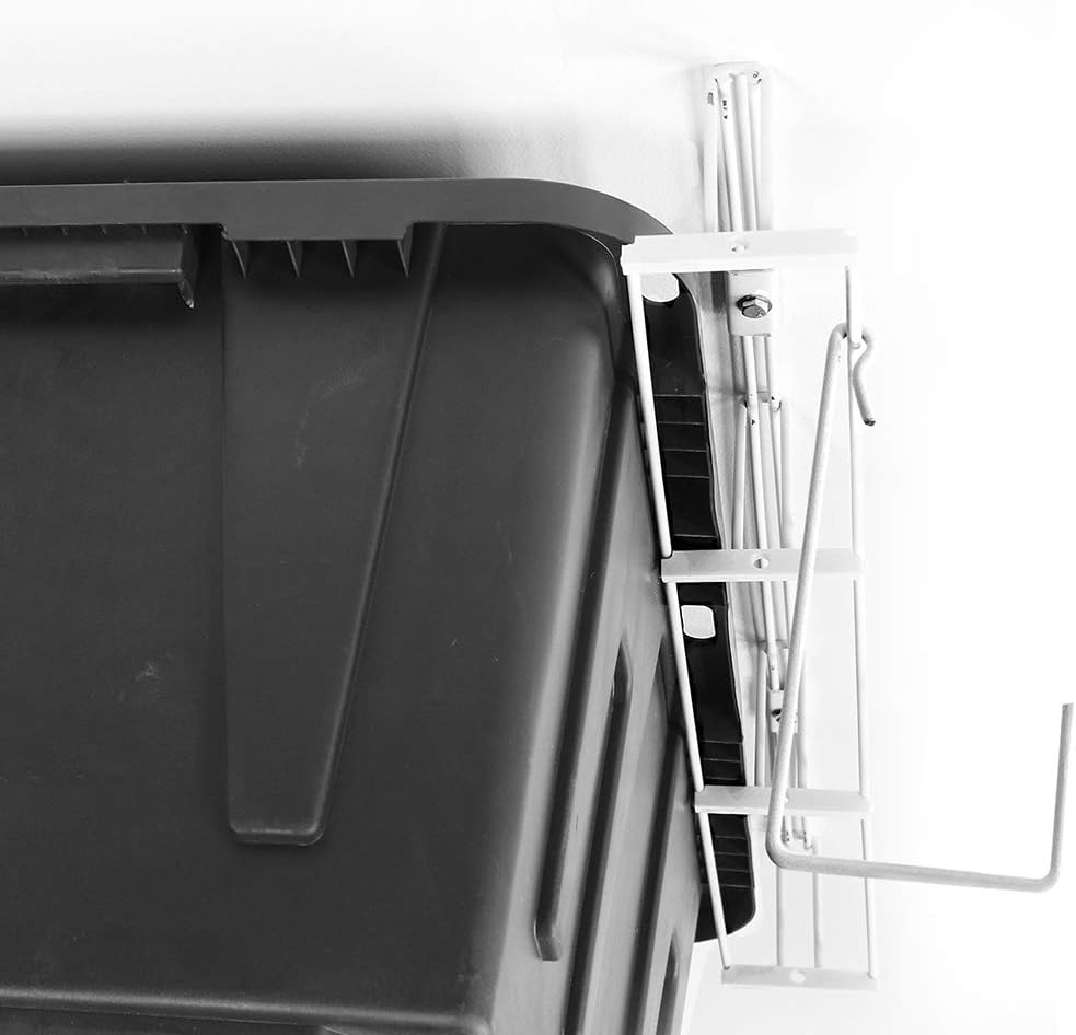 overhead tote storage rack