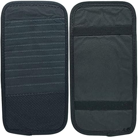 2Pcs Cars Sun Visor Storage Holde Cover