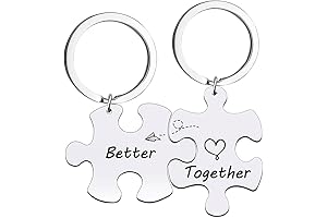 Matching Couples Keychains for Boyfriend and Girlfriend