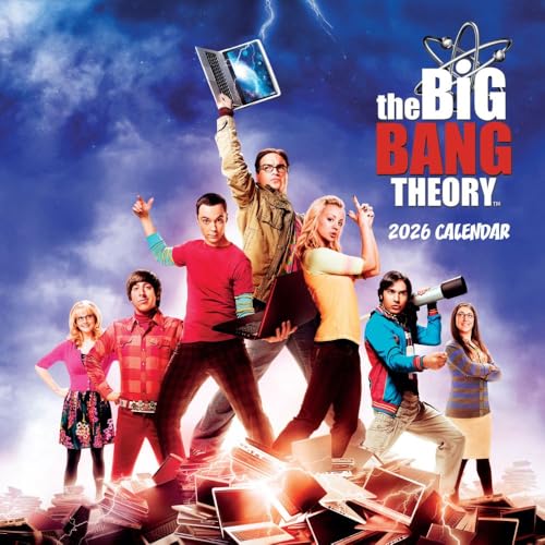 2026 CALENDAR THE BIG BANG THEORY MONTH TO VIEW SQUARE WALL CALENDAR OFFICIAL PRODUCT