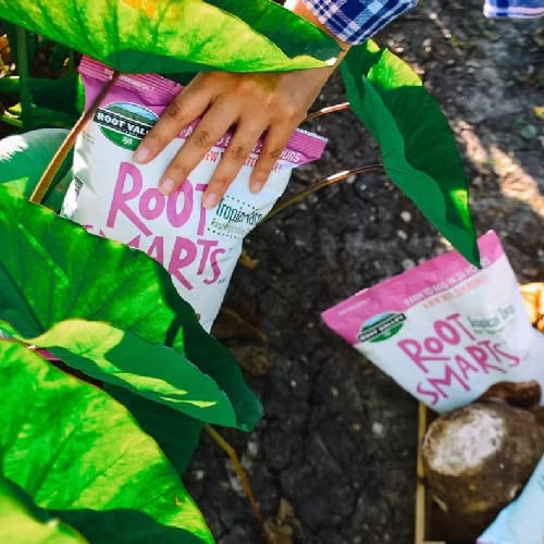 Root Smarts Tropical Taro Vegetable Chips With The Perfect Crunch. Gluten Free, Non Gmo, No Artificial Ingredients Or Preservatives, Parave. #TOP7