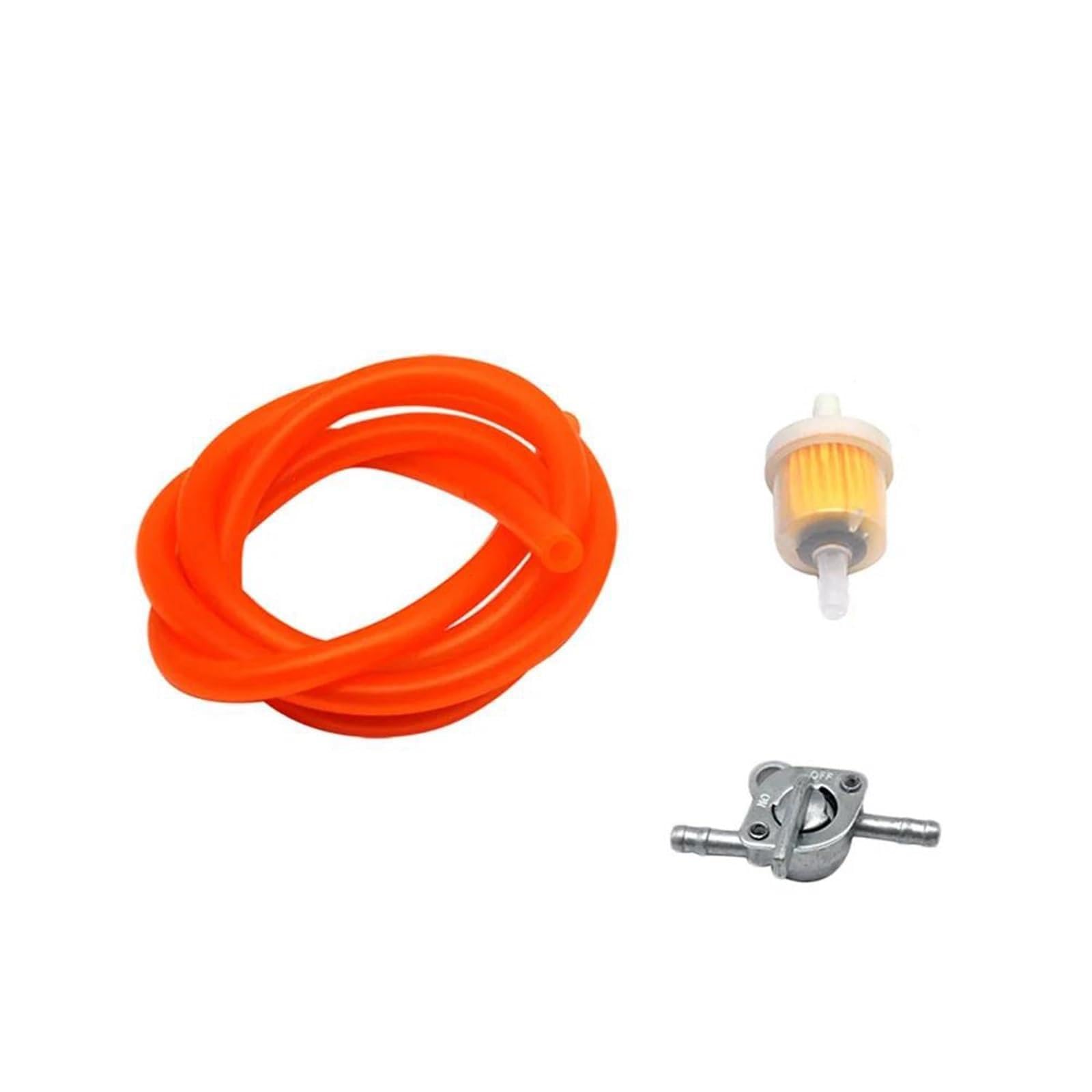Grifo de gasolina de 6mm universal con filtro de aceite y clips de sellado hermético
