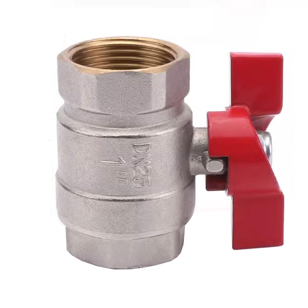 Valvola a sfera in ottone con maniglia - Valvola in rame da 1/2", 3/4", 1" da femmina a femmina e da femmina a maschio(DN15 Female-Female)