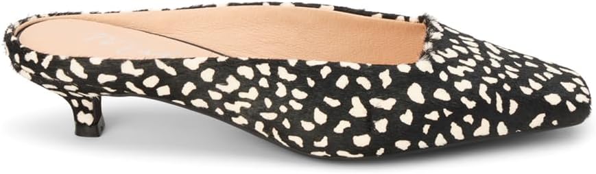 Matisse Womens Classy Square Toe Kitten Mules Dress Casual Low Heel 1-2" - Black