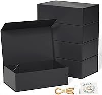 Vista 15 de Caja de regalo rosa, 9.5x6x3'' Caja de regalo para regalos con tapas, cierre magnético, rectangular, plegable, para caja de propuesta de dama