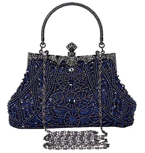 Selighting Cartera de Mano Fiesta Vintage, Clutch Mujer Elegante Bolso de Noche...