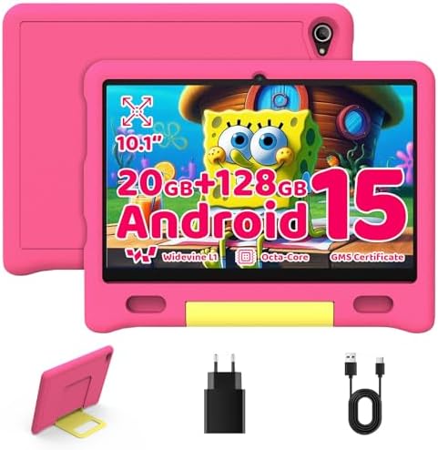 Tablet para Niños Tablet Infantil de 10 Pulgadas Octa Core con 20...
