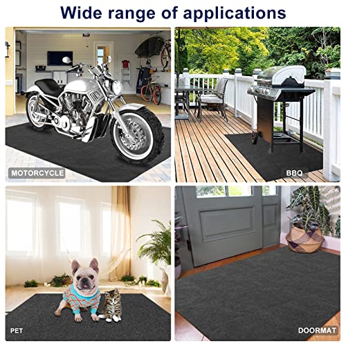 Zomofew Maintenance Mat/Oil Spill Mat, 60 X 72 In Premium Oil Absorbent Floor Mat, Motorcycle Mat, Waterproof Rubber Backing Layer Protects Garage Floor Surface, Reusable/Durable/Waterproof #TOP6