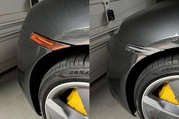 iJDMTOY LED Front Side Marker Lights For Porsche 2020-up Taycan EV