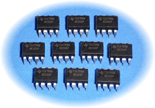 Temporizador IC NE555P DIP-8 Texas 10 x 555 Instruments (elpohl)