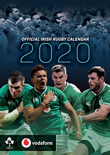 IRFU - Calendario ufficiale 2020 rugby irlandese, formato A3, da parete, pubblicato da Global Merchandising (versione italiana non garantita)