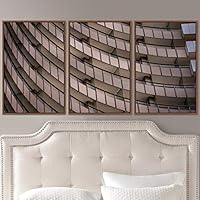 3 Piece Framed Canvas Wall Art Abstract Cool Line Canvas Prints Home Artwork Decoration for Living Room,Bedroom - 16