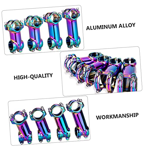 Besportble 1Pc Bicycle Stem Neck Extender Extension Riser Adjustable Bike Stem Bike Neck Extender Mtb Bike Handlebar Stem Accessory Mtb Bike Raiser Aluminum Alloy Adapter Colorful Fold #TOP7