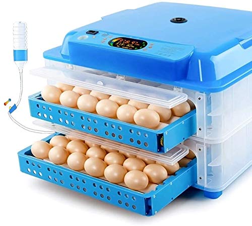 SYue 128 Egg Incubators Fully Automatic, Poultry Hatcher Automatic Water Intake For Hatching Chicken Goose Duck Humidity Temperature Control