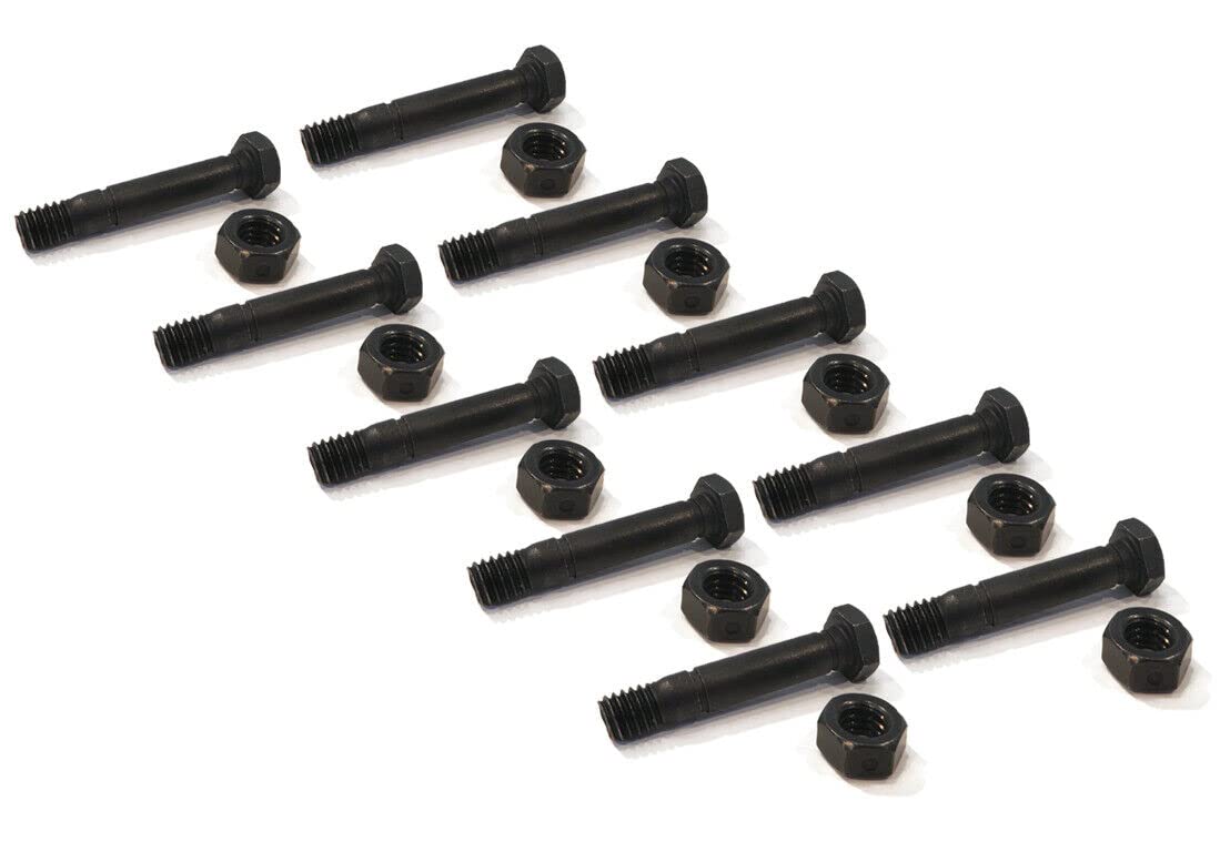 The ROP Shop | 10-Pack - Shear Pin Bolt & Nut for Ariens Pro 32 926039, 926043, 926076