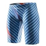 MY KILOMETRE Costume da Bagno Uomo - Jammer Nuoto Competizione con Cloro-Resistente e Asciugatura Rapida, per Competizioni e Allenamenti in Piscina