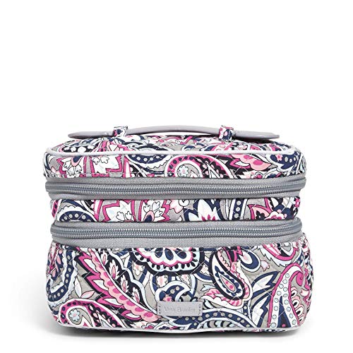 Vera Bradley Cotton Jewelry Organizer Train Case, Gramercy Paisley