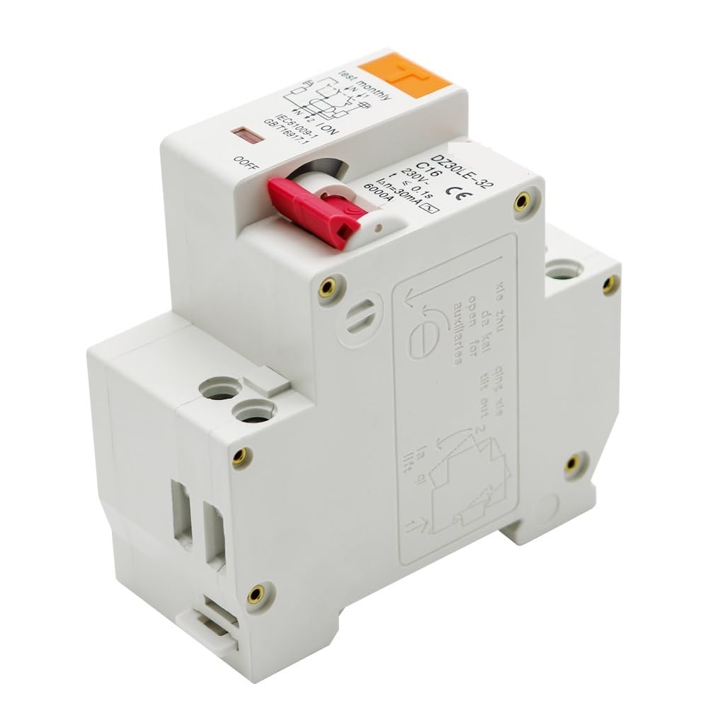 DZ30LE DZ47LE EPNL DPNL 230 V 1P + N Wyłącznik różnicowy z zabezpieczeniem nadprądowym i zwarciem RCBO MCB 6-63A (40A)