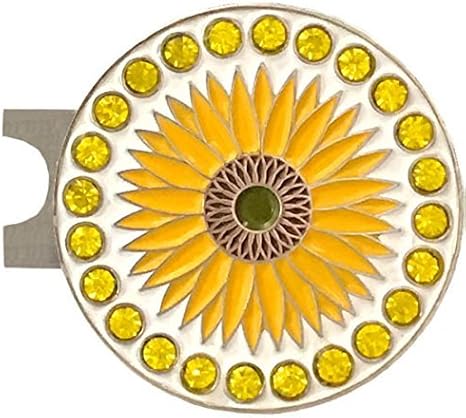 Review Giggle Golf Bling Sunflower Golf Ball Marker with A Standard Hat Clip Review Giggle Golf Bling Sunflower Golf Ball Marker with A Standard Hat Clip