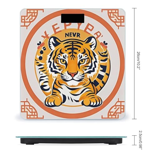 Báscula Digital para Baño con Pantalla LED y Vidrio Templado miniatura 2